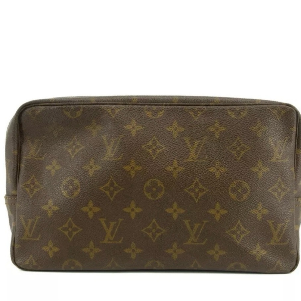 Louis Vuitton Brown Monogram Toiletry Bag 28 - Picture 2 of 6